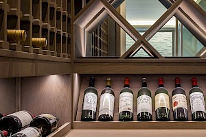 100 Bottle Climate controlled Wine Cellar as part of a full house refurbishment Fulham, London.